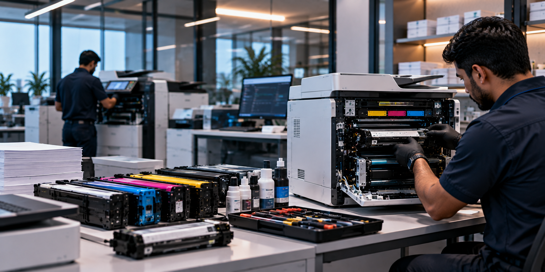 MEFCO printer diagnosis and maintenance