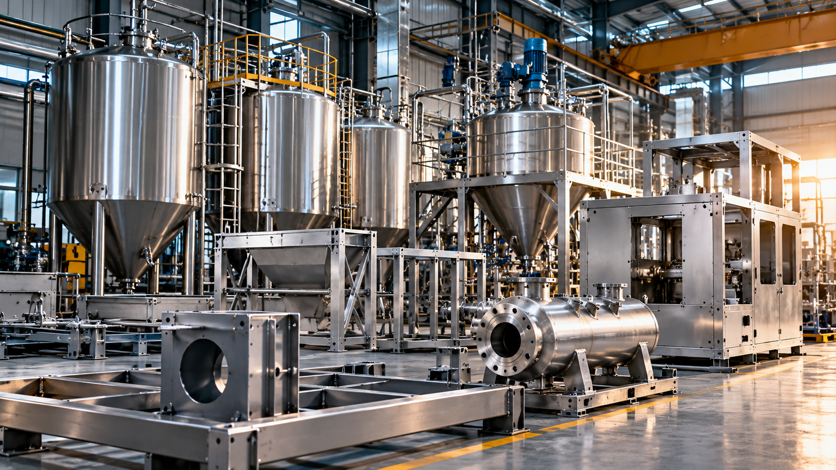 Industrial tanks and equipment fabricated by MEFCO