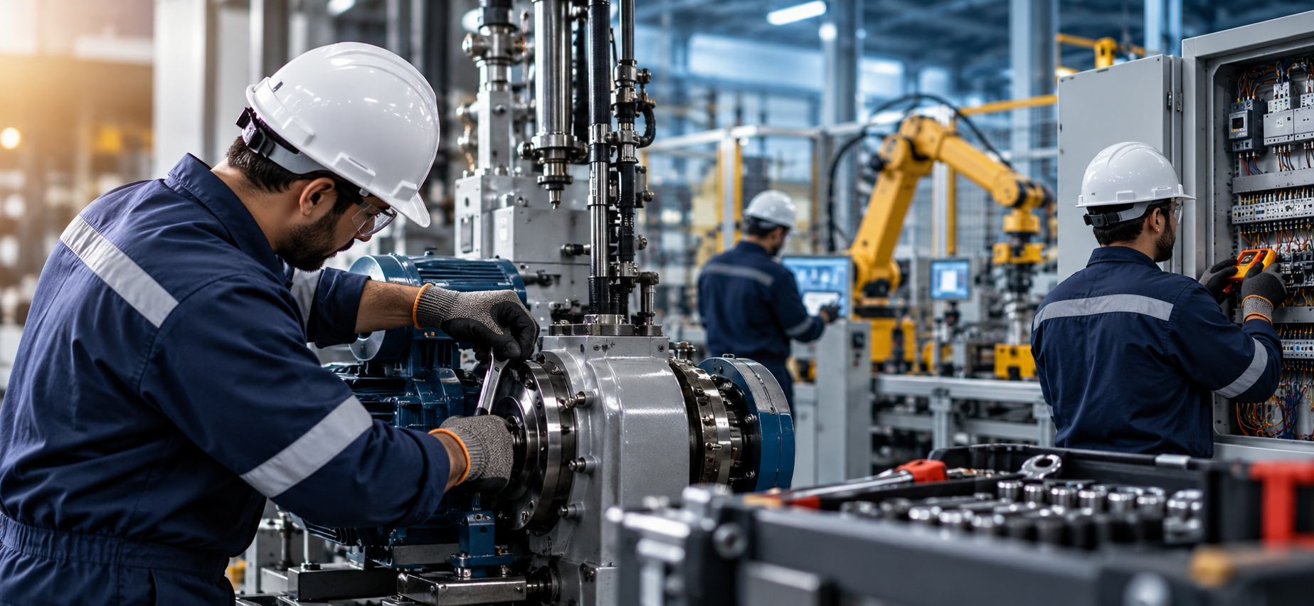 Industrial machine repair and maintenance by MEFCO