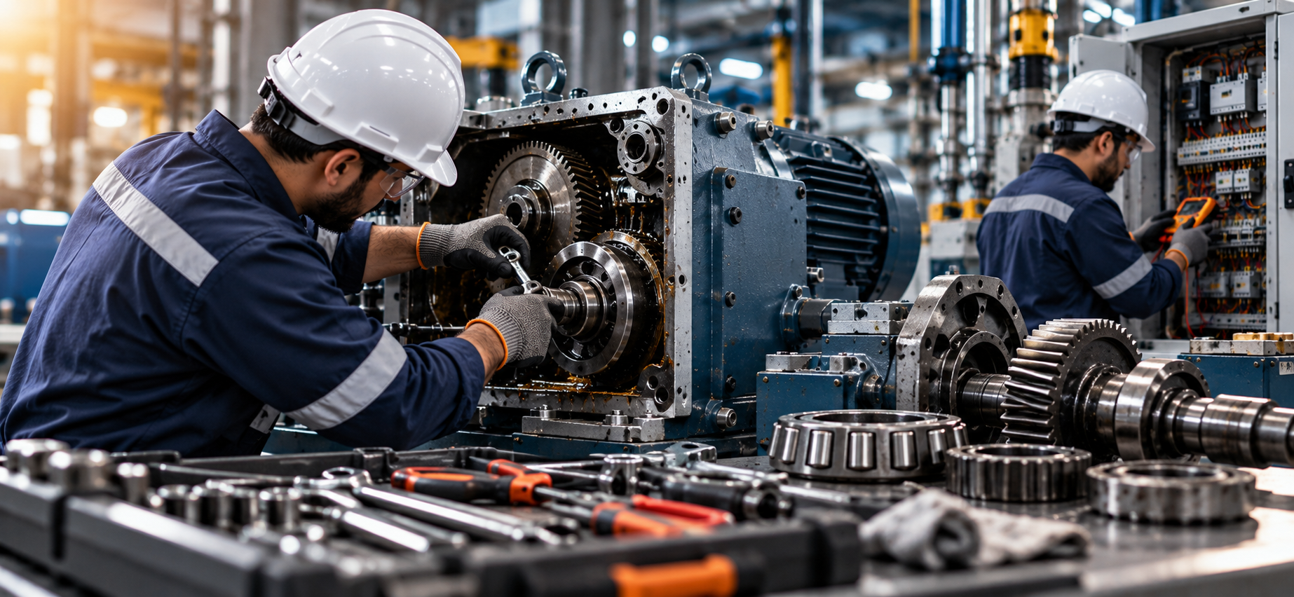 Machine repair and restoration work by MEFCO